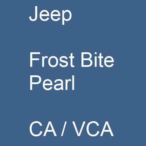 Jeep, Frost Bite Pearl, CA / VCA.